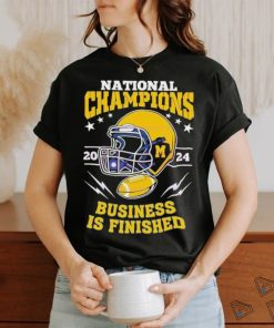 National Champion Business Is Finished 2024 Helmet shirt