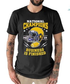 National Champion Business Is Finished 2024 Helmet shirt