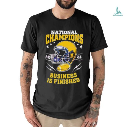 National Champion Business Is Finished 2024 Helmet shirt