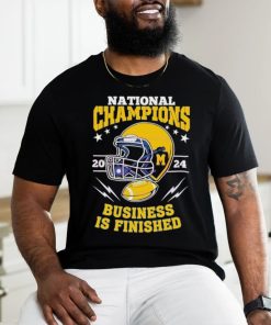 National Champion Business Is Finished 2024 Helmet shirt