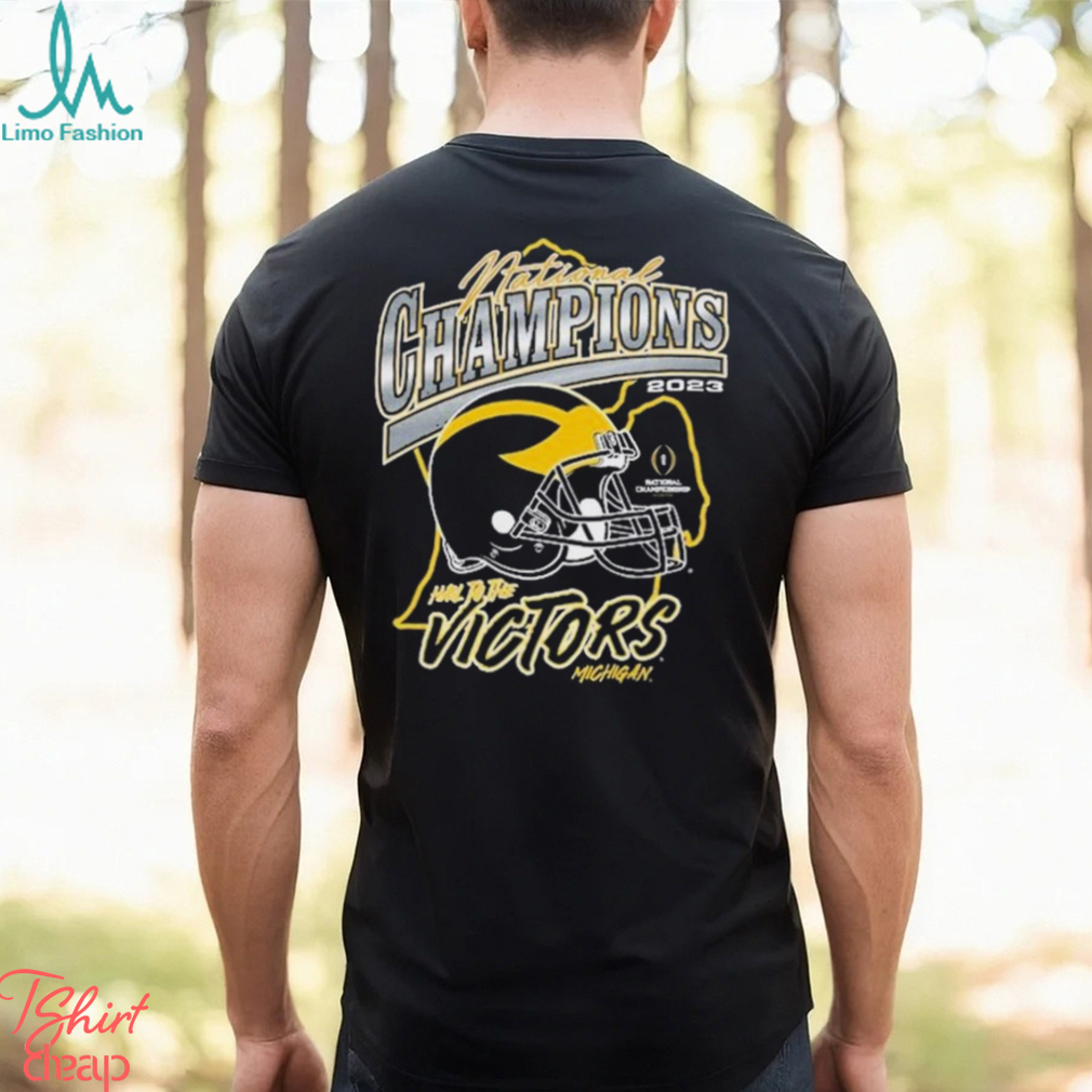National Champions 2023 Hail To The Victors Michigan Wolverines Shirt National Champions 2023 Hail To The Victors Michigan Wolverines Shirt