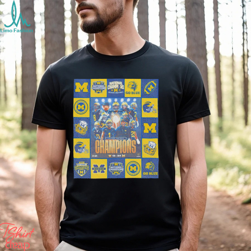 National Champions 2023 Michigan Wolverines 34 – 13 Washington Huskies t shirt National Champions 2023 Michigan Wolverines 34 – 13 Washington Huskies t shirt