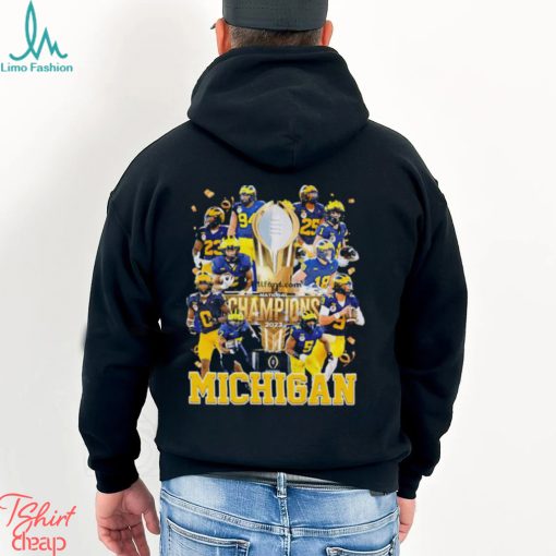 National Champions 2023 Michigan Wolverines Trophy shirt