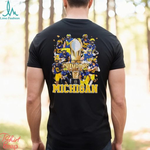 National Champions 2023 Michigan Wolverines Trophy shirt