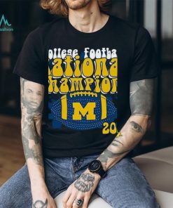 National Champions Groovy 2023 Michigan Wolverines Shirt