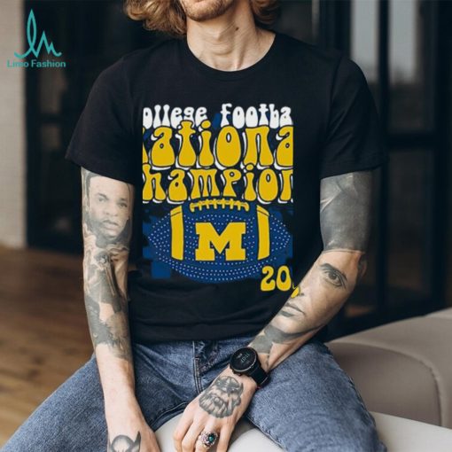 National Champions Groovy 2023 Michigan Wolverines Shirt