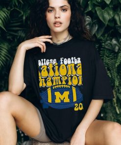 National Champions Groovy 2023 Michigan Wolverines Shirt