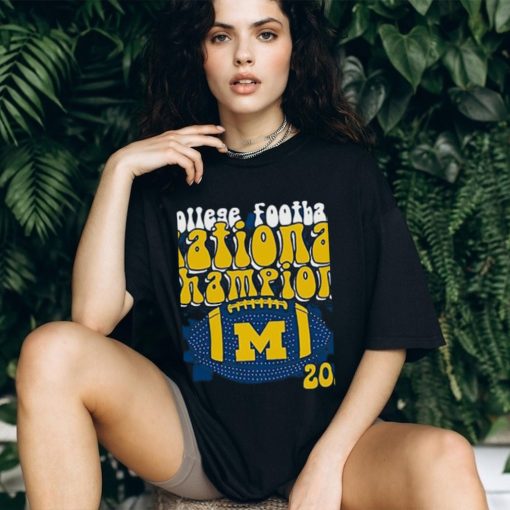 National Champions Groovy 2023 Michigan Wolverines Shirt