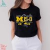 Michigan Wolverines College Football Playoff 2023 National Champions Space Helmet shirt