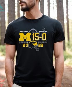 National Champions M 15 0 Michigan Wolverines 2023 Shirt