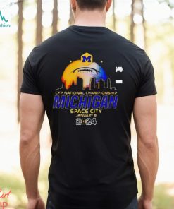 National Championship 2024 Michigan Wolverines Space City Shirt