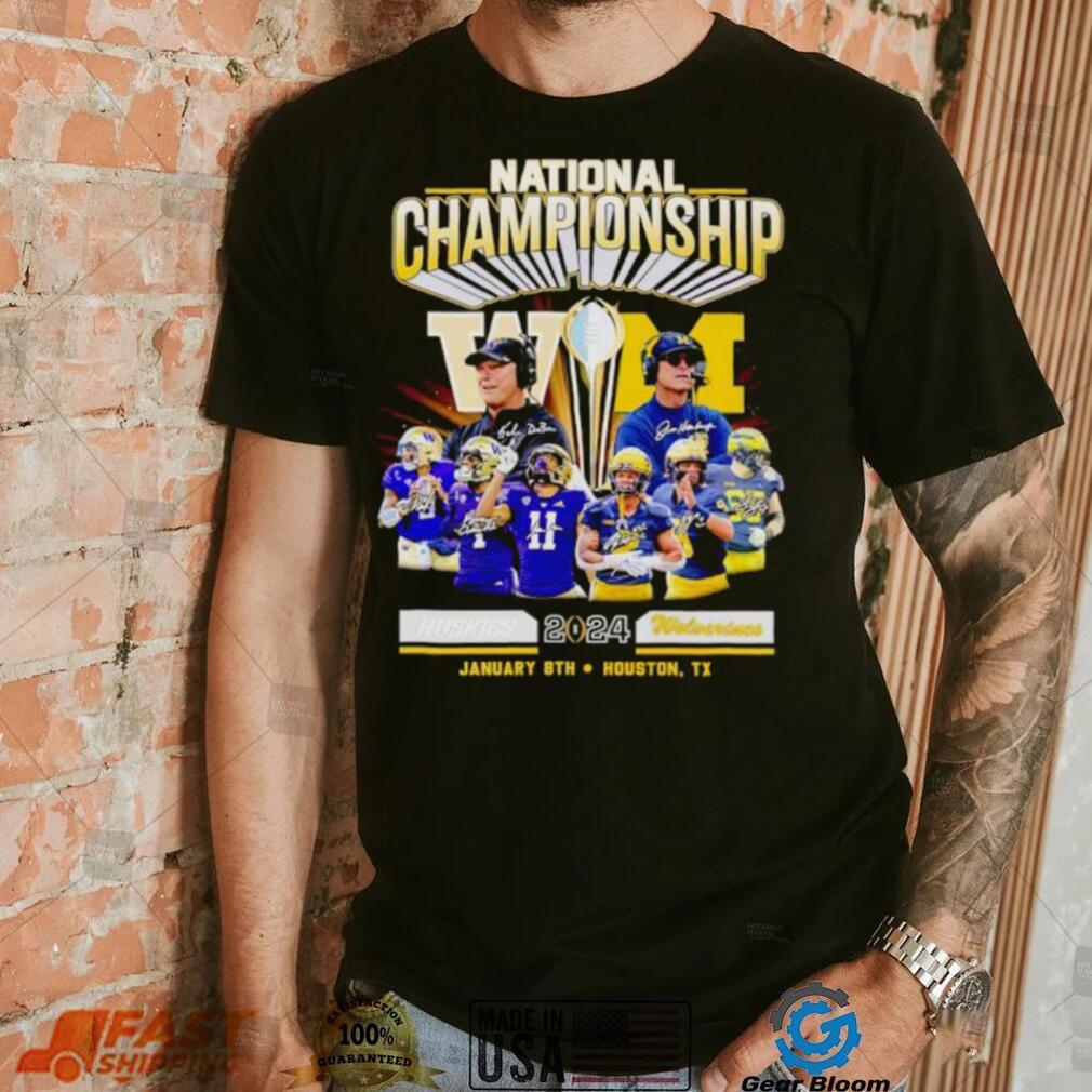 National Championship Huskies 2024 Wolverines shirt National Championship Huskies 2024 Wolverines shirt