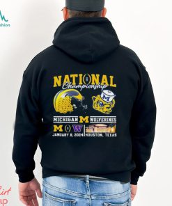 National Championship Michigan Wolverines Vs Washington Huskies January 8, 2024 Shirt