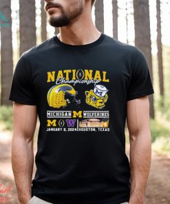 National Championship Michigan Wolverines Vs Washington Huskies January 8, 2024 Shirt