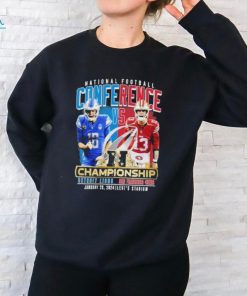 National Football Conference Detroit Lions vs San Francisco 49Ers Championship 2024 Shirt
