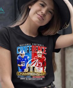 National Football Conference Jared Goff vs Brock Purdy 2023 Championship shirt