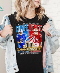 National Football Conference Jared Goff vs Brock Purdy 2023 Championship shirt