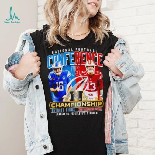 National Football Conference Jared Goff vs Brock Purdy 2023 Championship shirt