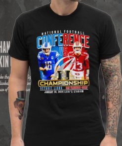 National Football Conference Jared Goff vs Brock Purdy 2023 Championship shirt