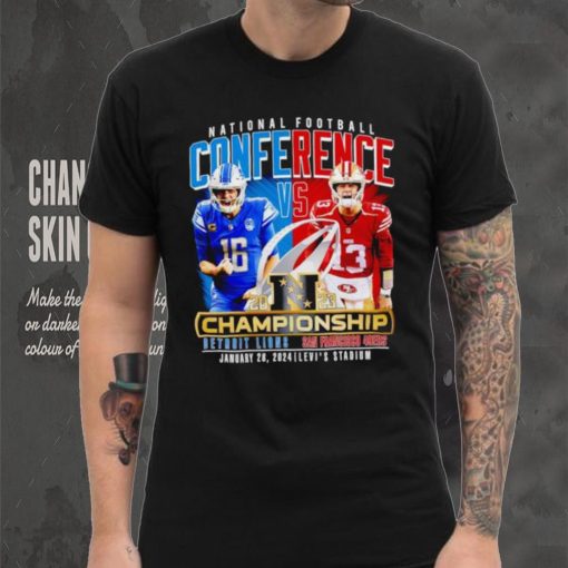 National Football Conference Jared Goff vs Brock Purdy 2023 Championship shirt