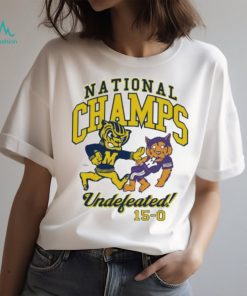 National champs undefeated Michigan wolverines 15 0 T shirt