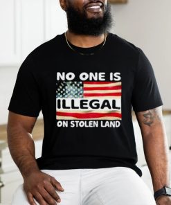 Native No One Is Illegal On Stolen Land Shirt