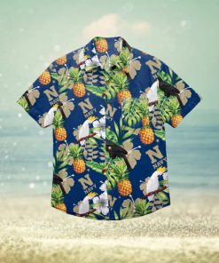 Navy Midshipmen Floral Hawaiian Shirt