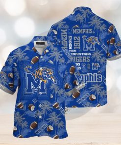 Ncaa Memphis Tigers Blue Coconut Trendy Hawaiian Shirt Aloha Shirt