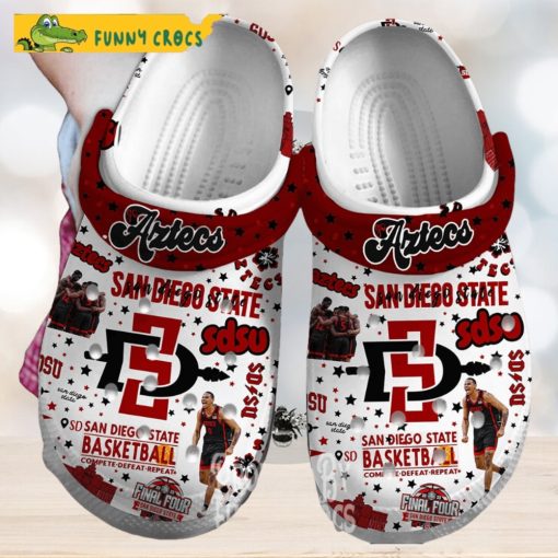 Ncaa Sdsu Aztecs Basketball Crocs