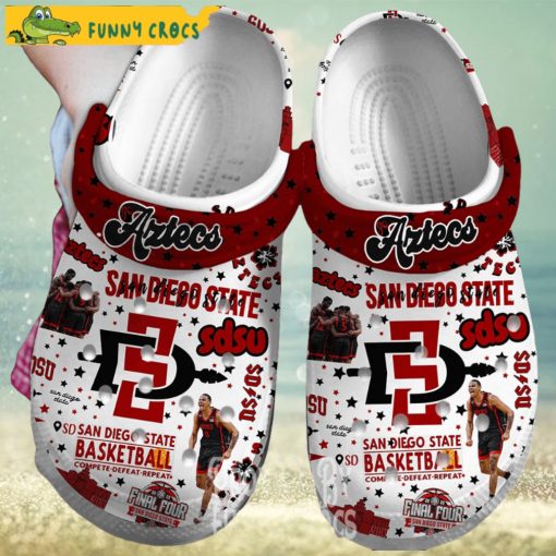 Ncaa Sdsu Aztecs Basketball Crocs