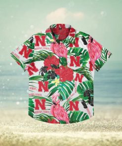 Nebraska Cornhuskers Flamingo Hawaiian Shirt