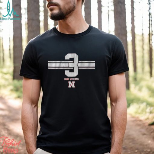 Nebraska basketball brice williams 3 shirt
