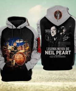 Neil Diamond 1952 2020 Legends Never Die Niel Peart Signature Limited Edition 3d Hoodie
