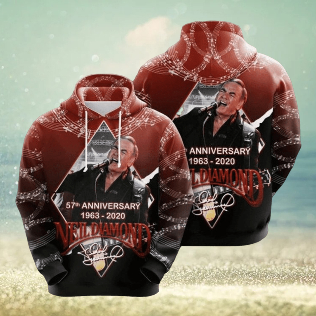 Neil Diamond 57th Anniversary 1963 2020 Signature Design Gift For Fan Custom Ed Limited Edition 3d Hoodie Neil Diamond 57th Anniversary 1963 2020 Signature Design Gift For Fan Custom Ed Limited Edition 3d Hoodie