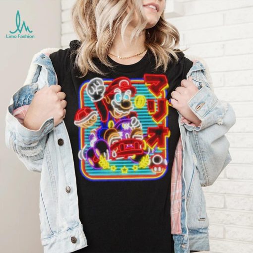 Neon kart Mario kart shirt