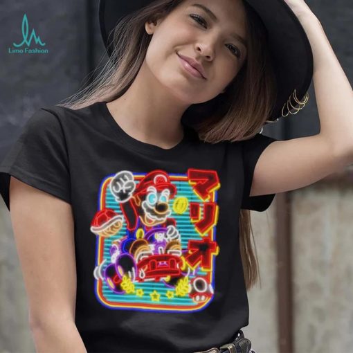 Neon kart Mario kart shirt