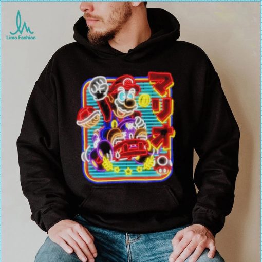 Neon kart Mario kart shirt