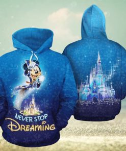 Never Stop Dreaming Art All Over Print Hoodie