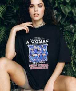 Never Underestimate A Woman Who Understands Hockey And Love New York Rangers 2023 T shirt For Fans
