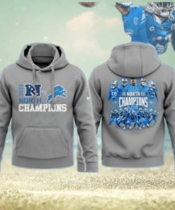 New Detroit Lions 2023 Nfc North Division Champions Hoodie Limited Edition
