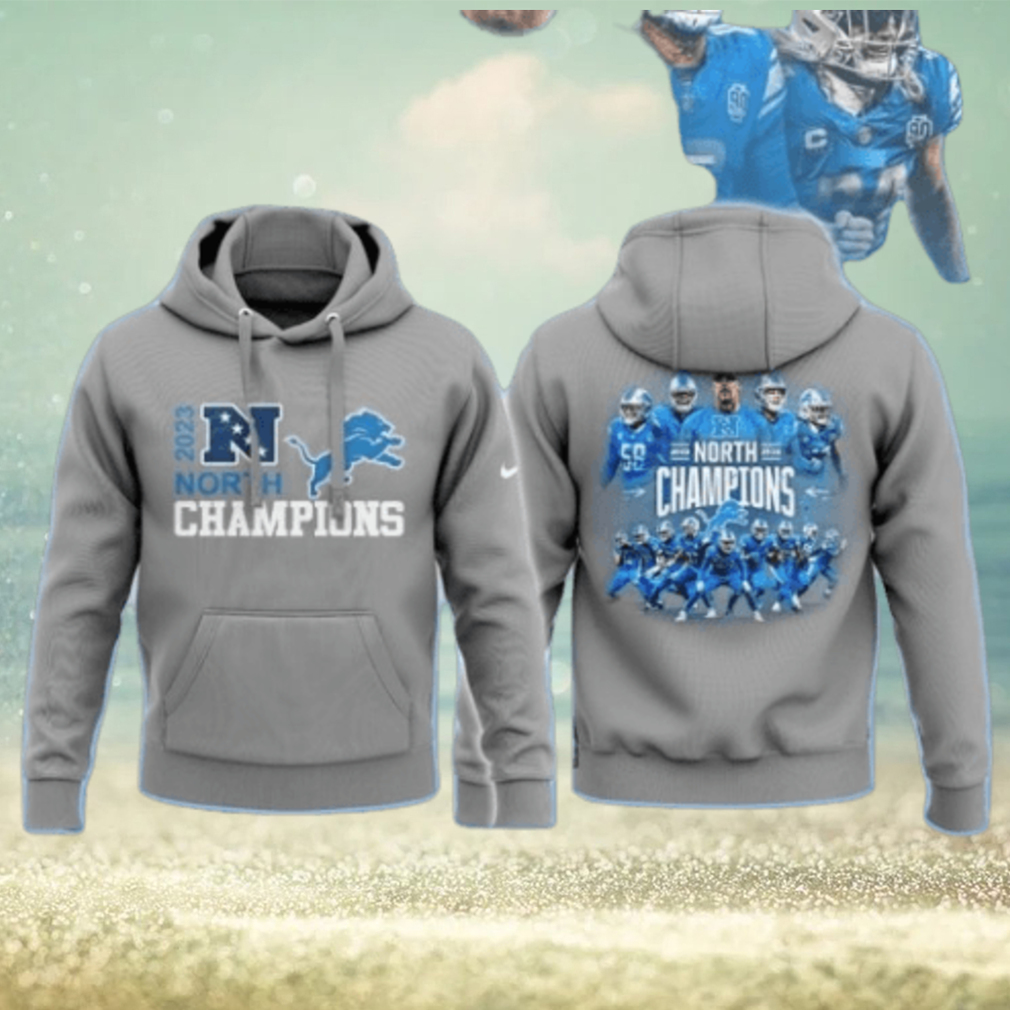 New Detroit Lions 2023 Nfc North Division Champions Hoodie Limited Edition New Detroit Lions 2023 Nfc North Division Champions Hoodie Limited Edition