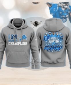 New Detroit Lions 2023 Nfc North Division Champions Hoodie Limited Edition