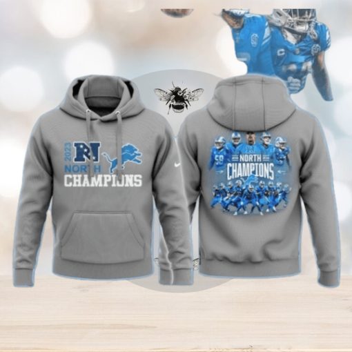New Detroit Lions 2023 Nfc North Division Champions Hoodie Limited Edition