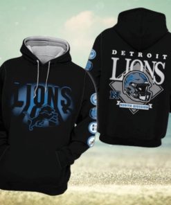 New Detroit Lions North Division All Over Printed Clothes 3d Hoodie