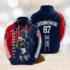 Michigan Wolverines Playoff Semifinal 2024 Rose Bowl Game 3d Hoodie