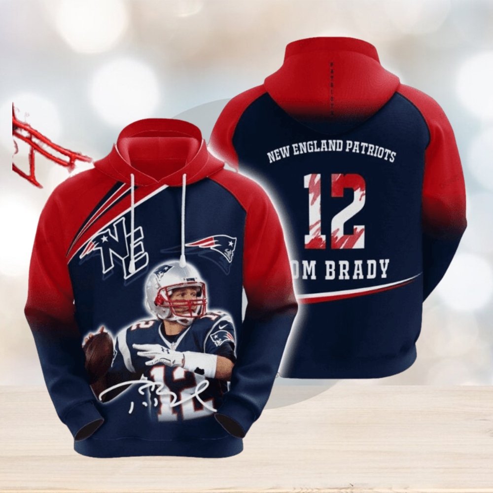 New England Patriots 3d All Over Print Hoodie New England Patriots 3d All Over Print Hoodie