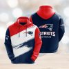New England Patriots 3d All Over Print Hoodie