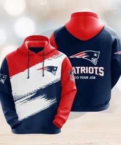 New England Patriots 3d Jiegu All Over Print Hoodie
