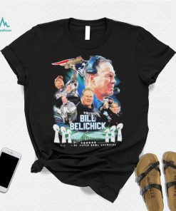 New England Patriots Bill Belichick Six Time Super Bowl Champion Shirt