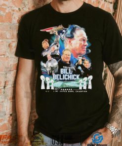 New England Patriots Bill Belichick Six Time Super Bowl Champion Shirt